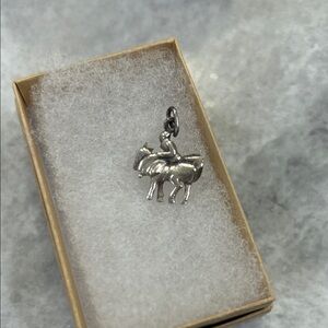 Elegant Sterling Silver Horse Pendant